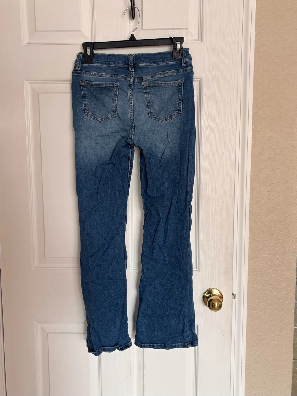 The Children’s Place Girls Flare Jeans Size 14 Medium Wash Stretch Denim